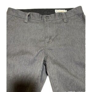 Mens Volcom Frickin Modern Chino Pants Straight Leg Gray Skateboard Grunge Sz 32